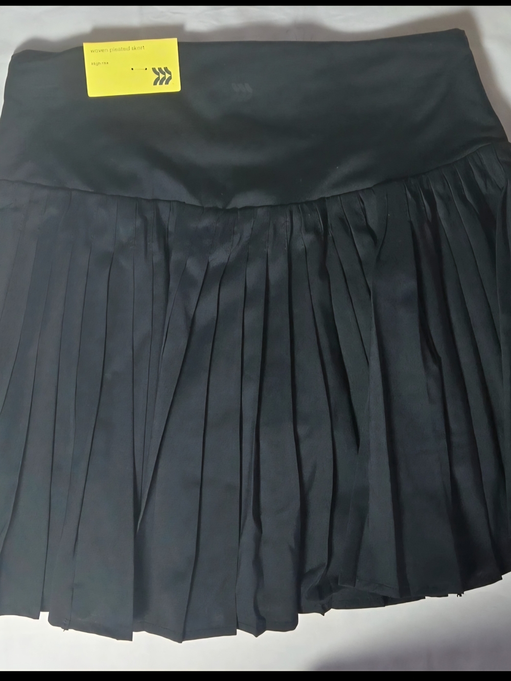 all in motion Black Pleated Mini Skirt